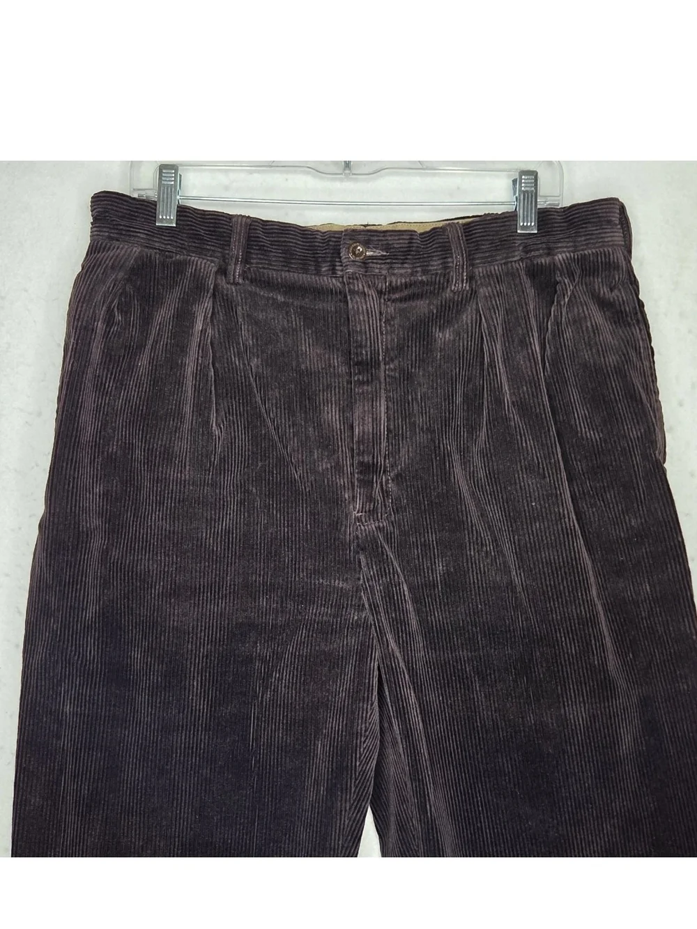 Vtg Polo Ralph Lauren Corduroy Andrew Pant Trouser *34×30 Brown Dark Academia